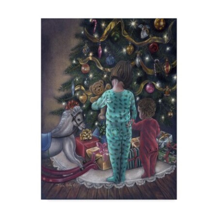 Trademark Fine Art Tricia Reilly-Matthews 'Christmas Tree Wonder' Canvas Art, 35x47 ALI34003-C3547GG